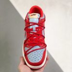 Nike SB Dunk x Off White Low Top Mens/Women Sneakers Shoes White Red 36 - 46 - Image 2