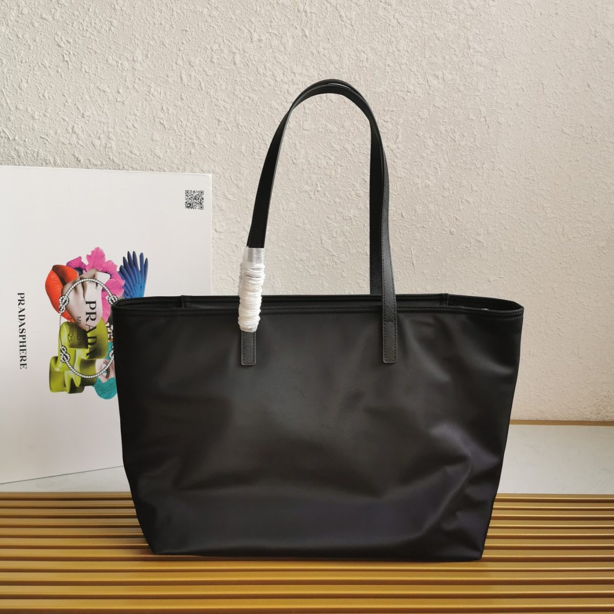 Prada 1BG052 Re-Nylon Tote Bags Size 35*29*15.5cm - Image 4