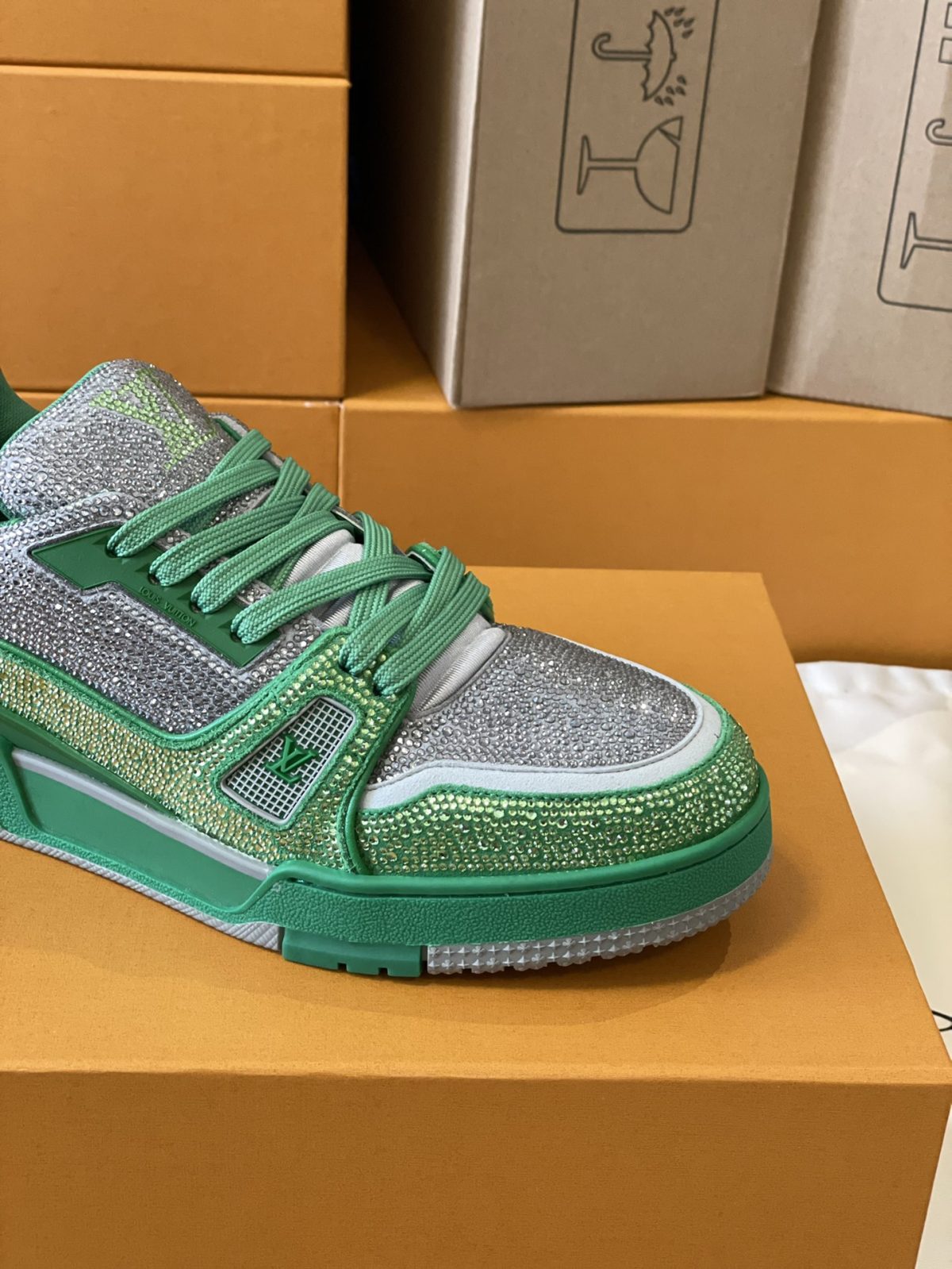Louis Vuitton LV Trainer Diamond Sneaker Size 36-46 - Image 5