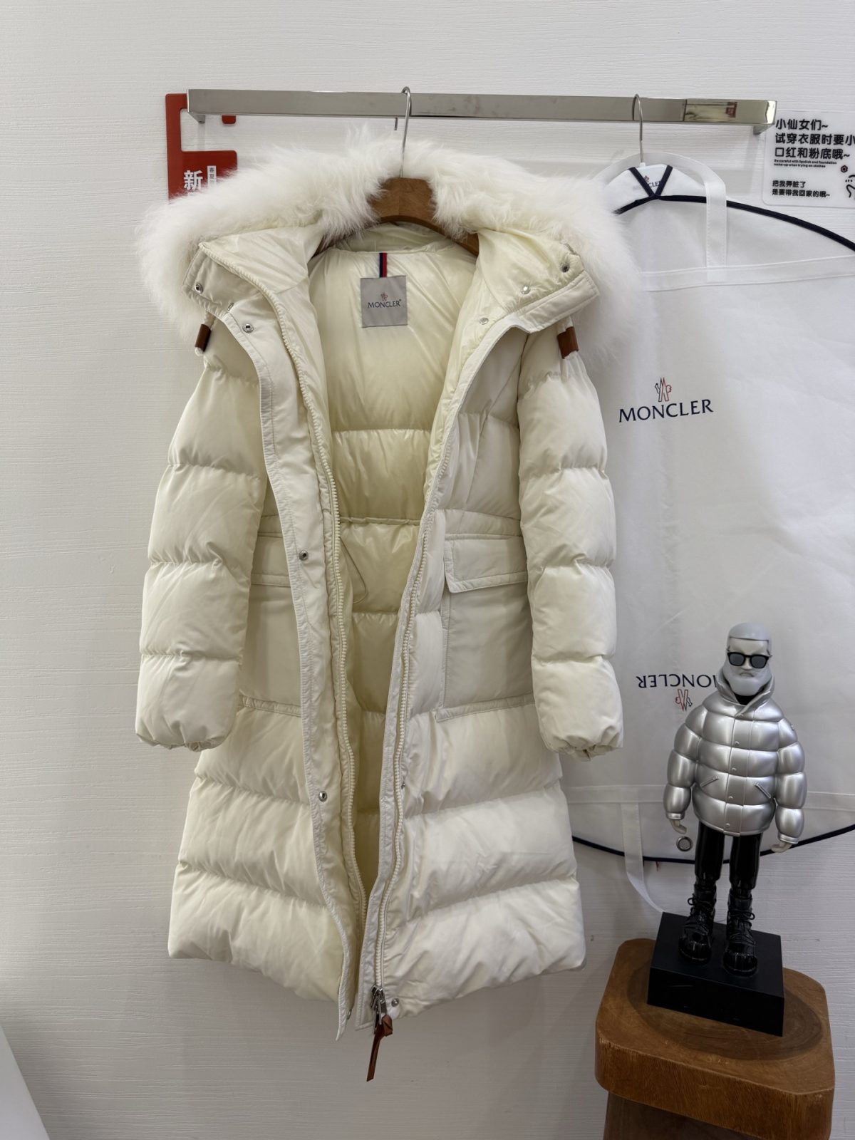 Moncler Women Bosona Long Down Jacket Size S-XL - Image 5