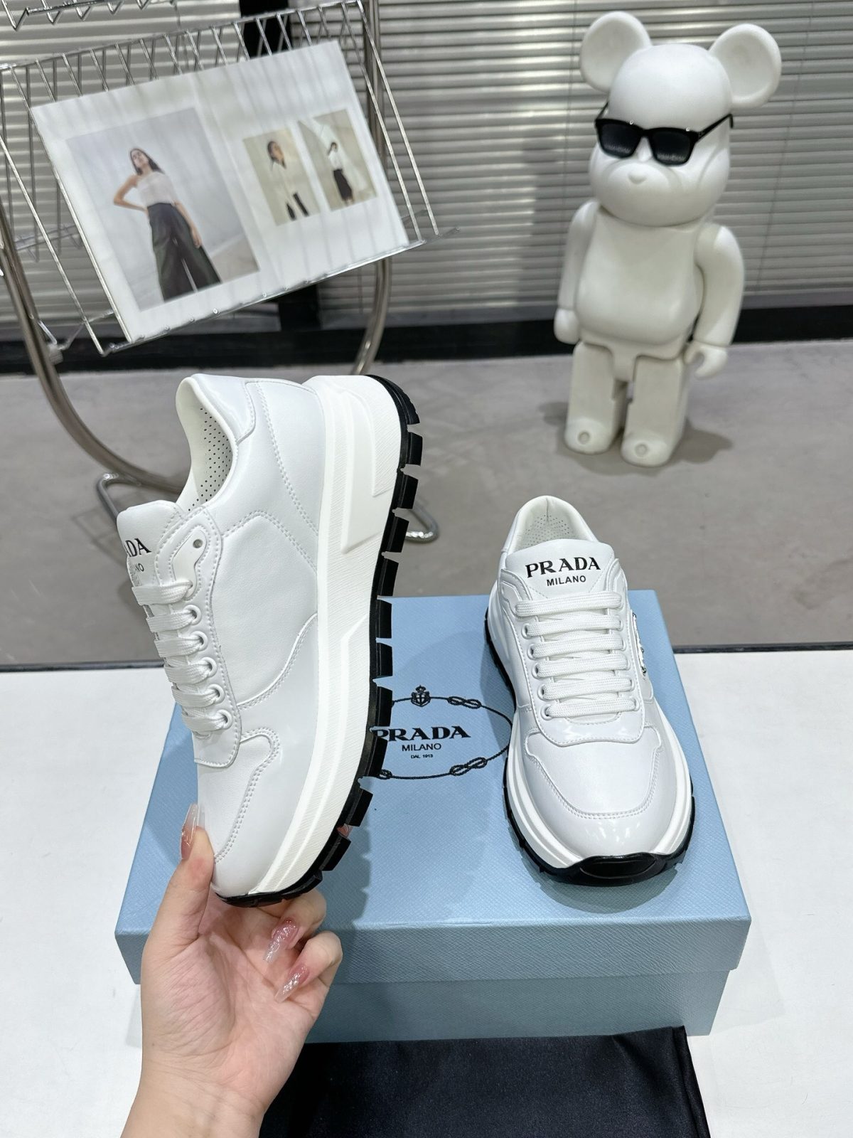 Prada 2024 New Leather sneaker Size 36-45 - Image 4