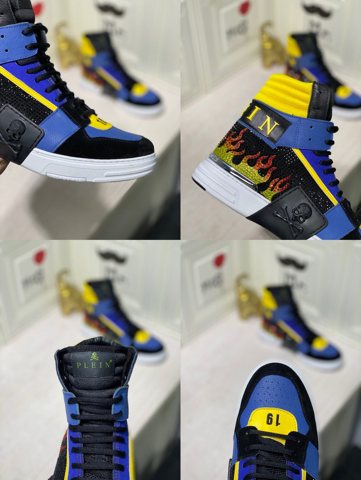 Philipp Plein Mens Outdoor Sneakers Shoes 38 - 45 - Image 3