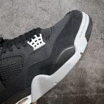 Nike Air Jordan 4 Retro Black Canvas Sneakers Shoes Gr. 36-46 - Image 6