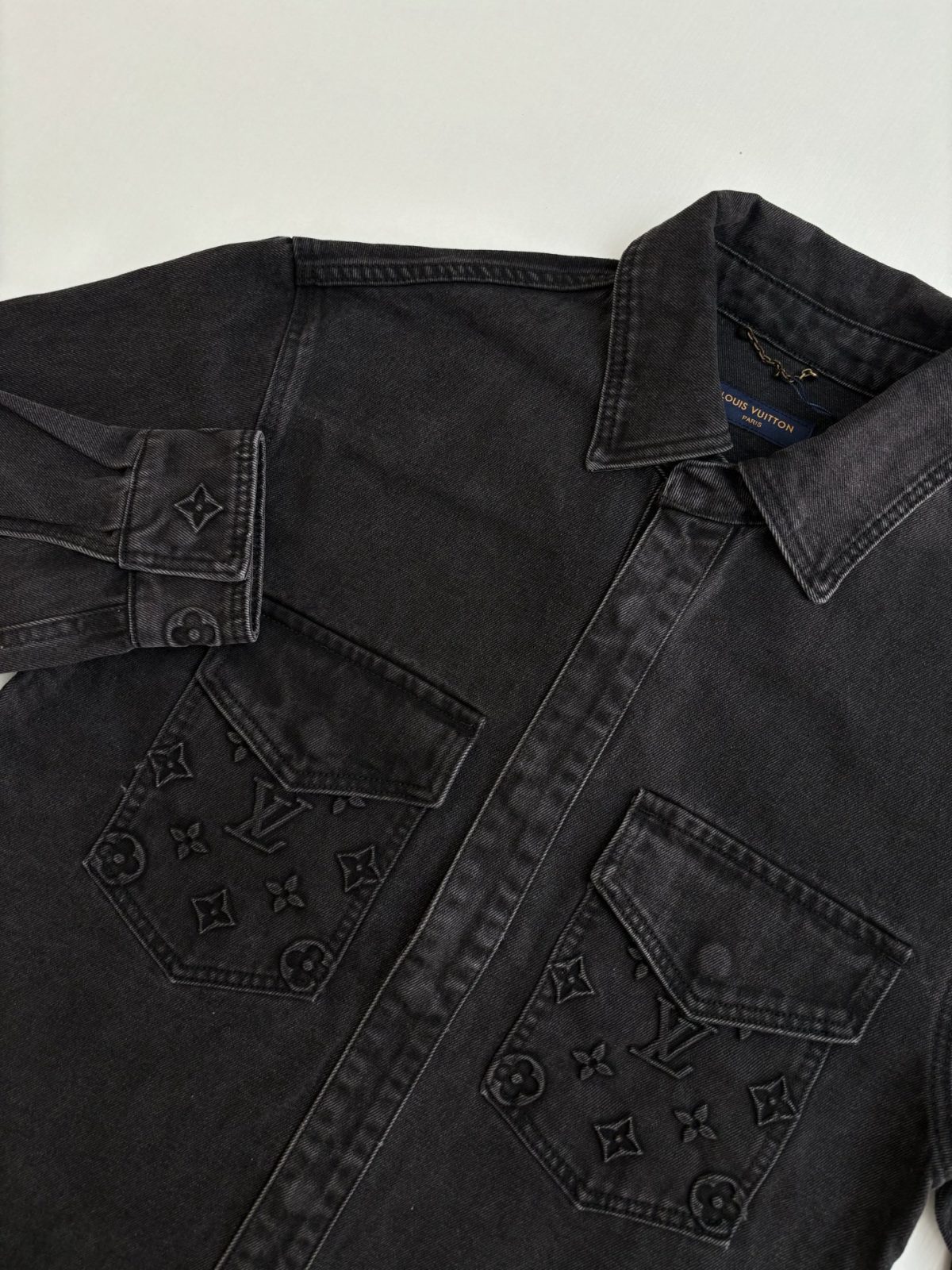 Louis Vuitton Denim Jacket Size S-XL - Image 5