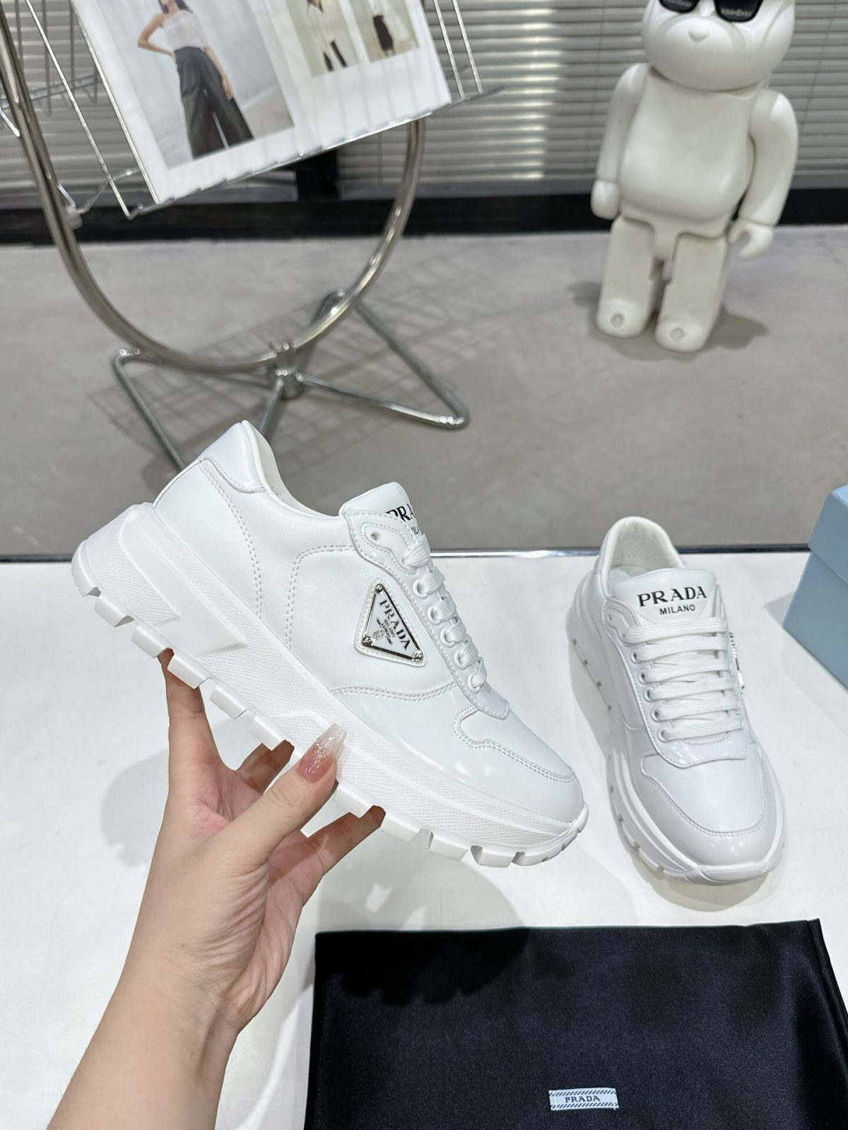 Prada 2024 New Leather sneaker Size 36-45 - Image 5
