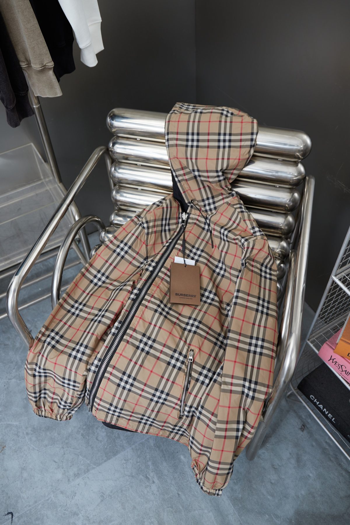 Burberry New 25ss Jacket Plaid Size S-XL - Image 9