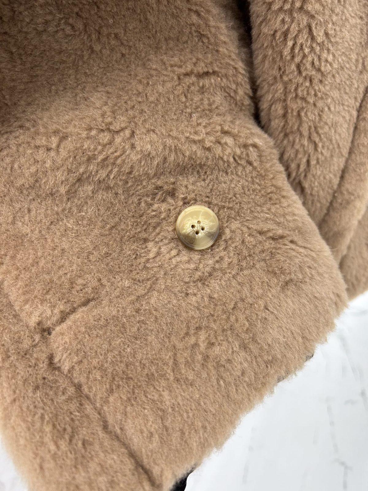 Max Mara Teddy fur Short coat Size XS-M - Image 6