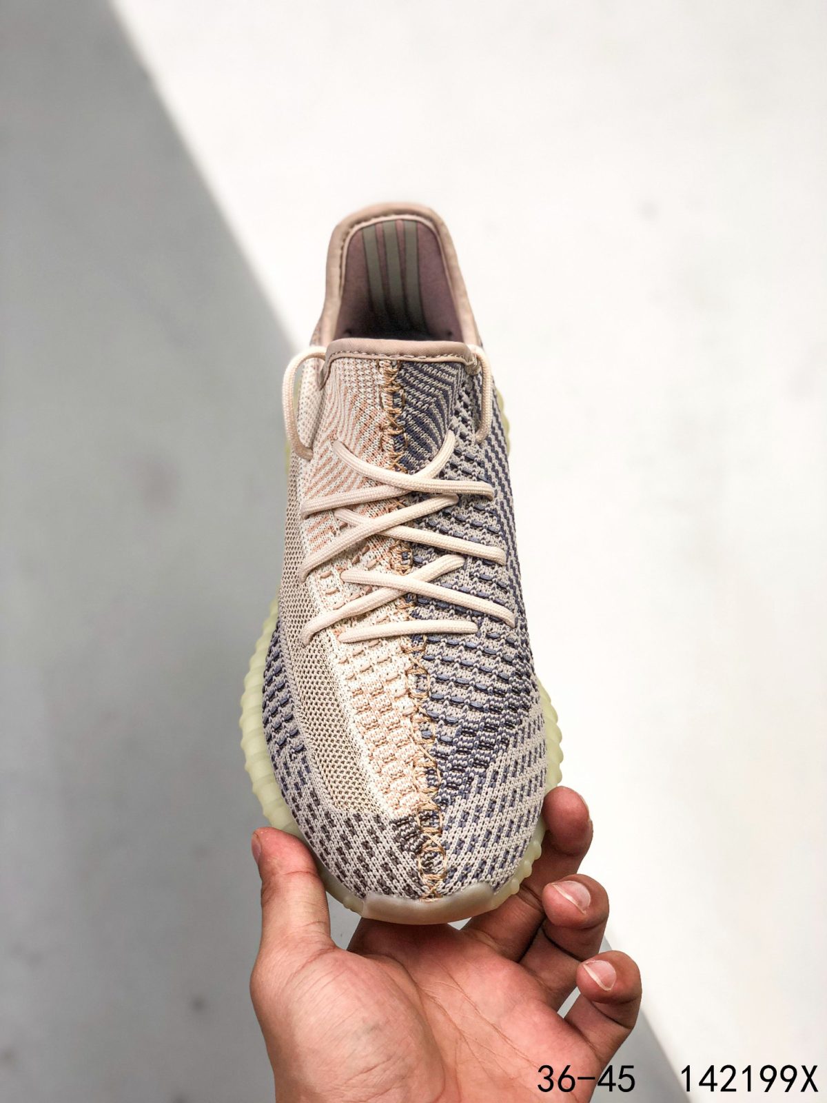 Yeezy 350 Boost 350 V2 Mens/Women Sneakers Shoes Light Yellow2 36 - 45 - Image 4