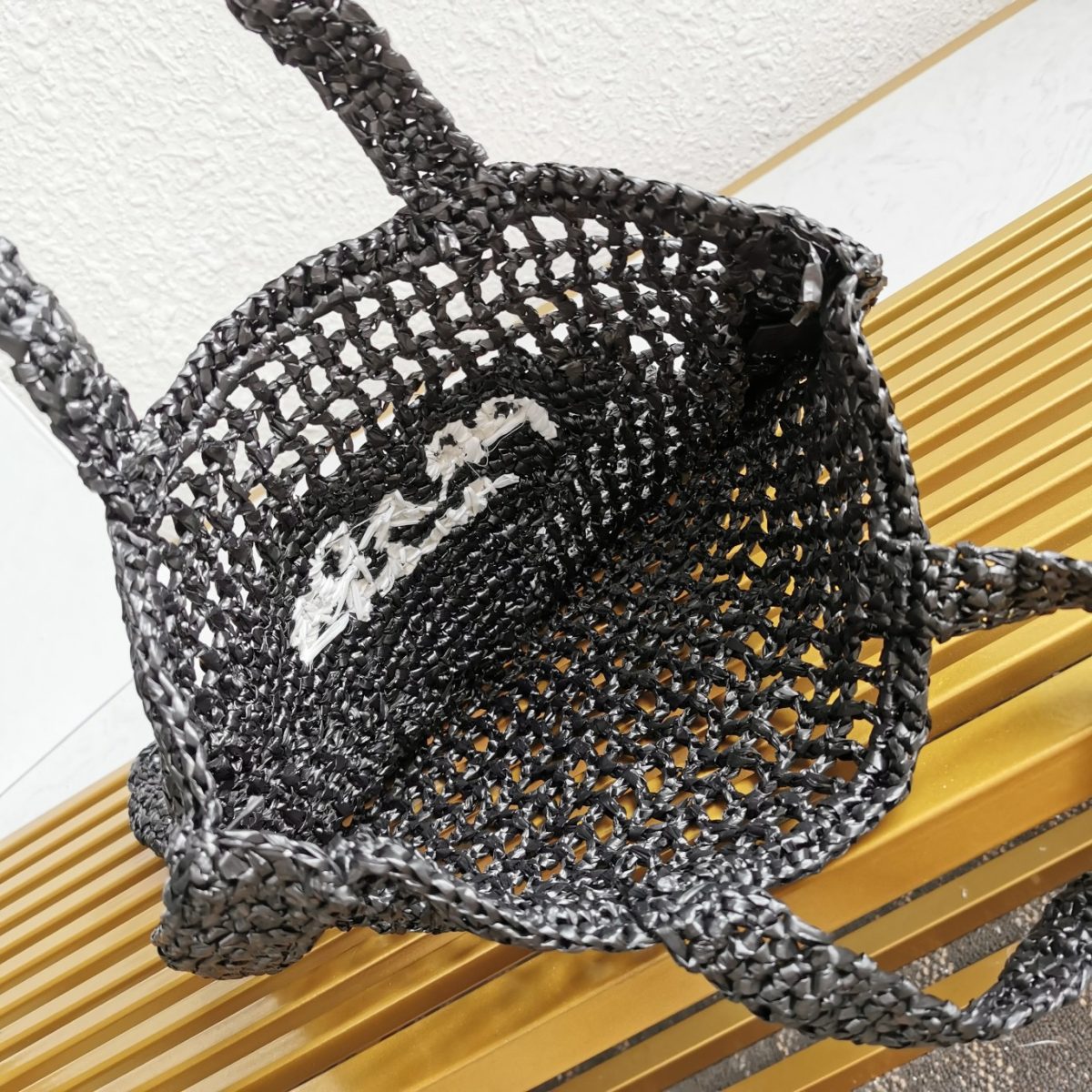 Prada 1BG393 Raffia Tote Bags Size 36*38*3cm - Image 9