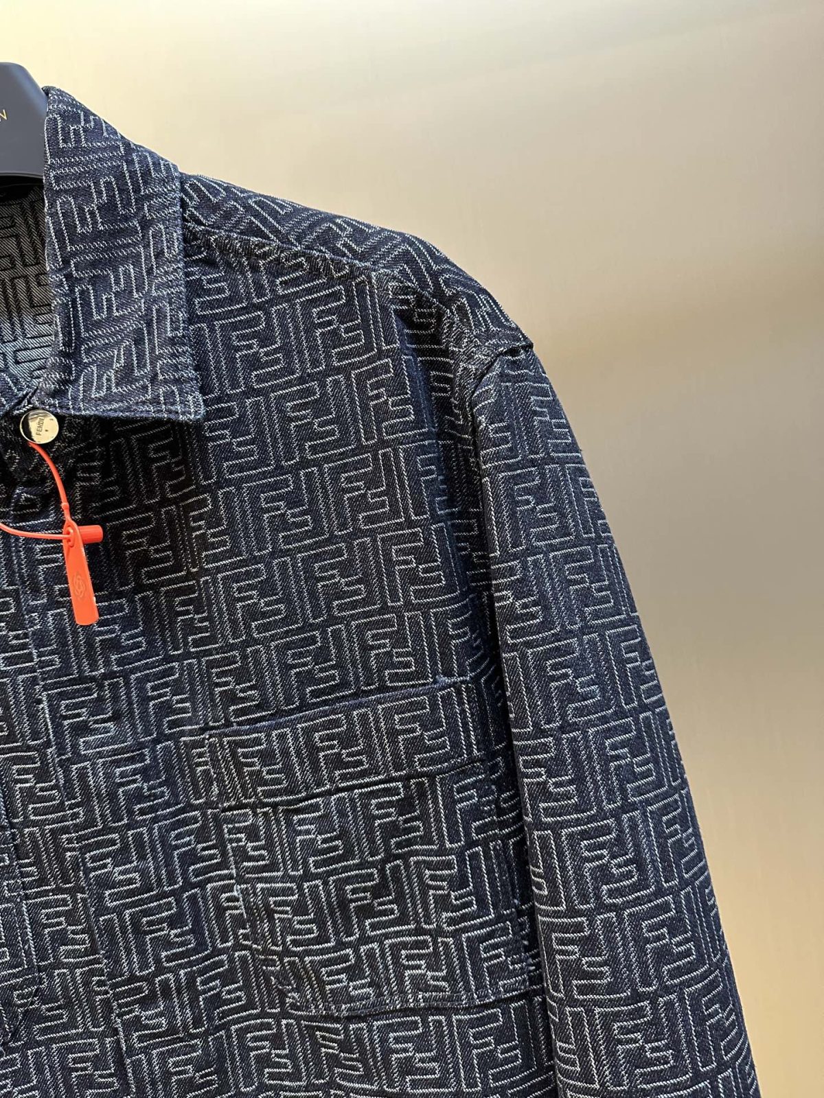 Fendi New Denim Jacket Size S-XL - Image 2