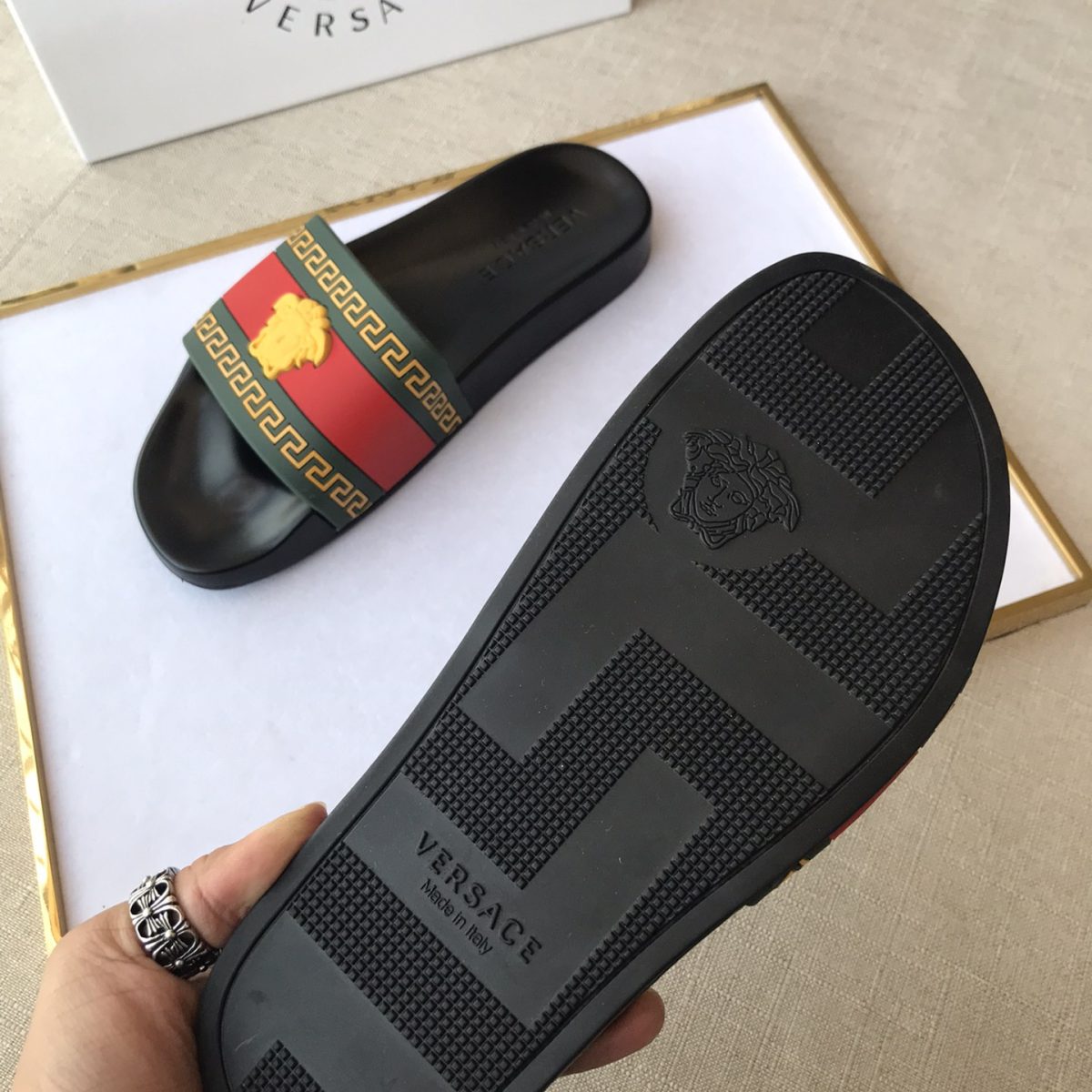 Versace Mens Women Sandals Gr. 36-46 - Image 6