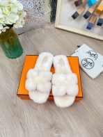 Hermes 23fw Women Winter Slippers Size 36-40 - Image 2