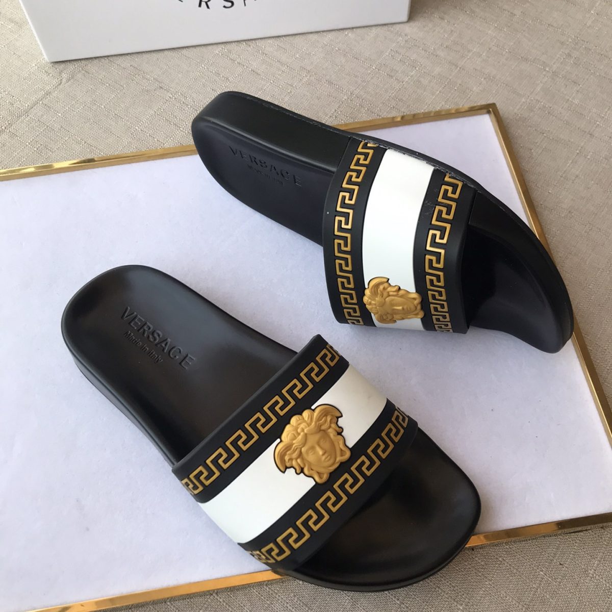 Versace Mens Women Sandals Gr. 36-46 - Image 9