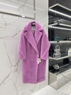 Max Mara Teddy fur long coat Size XS-M