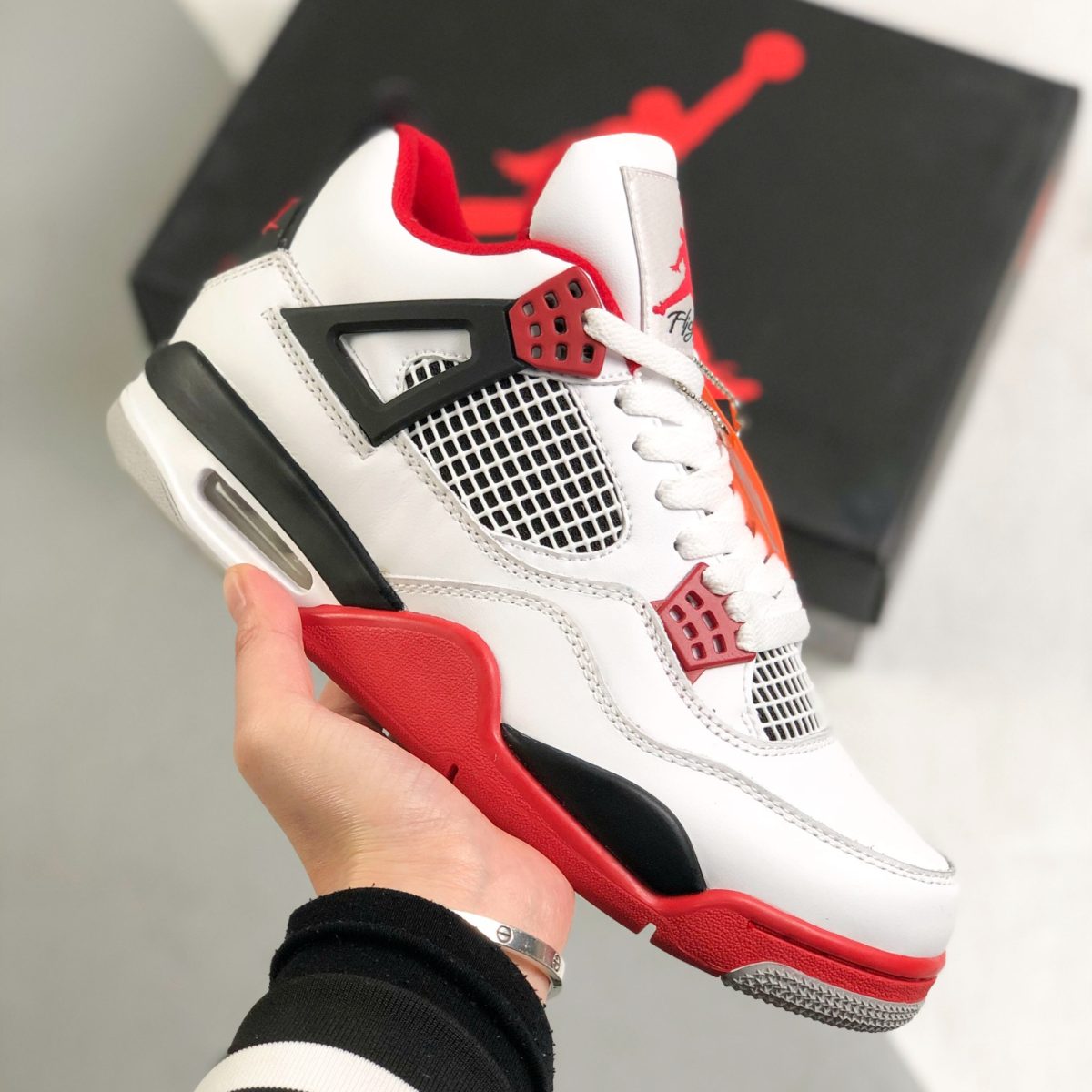Nike Air Jordan 4 Sneakers Shoes Gr. 36-46 - Image 1