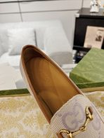 Gucci Jordaan GG Flora Loafers Size 35-41 - Image 7