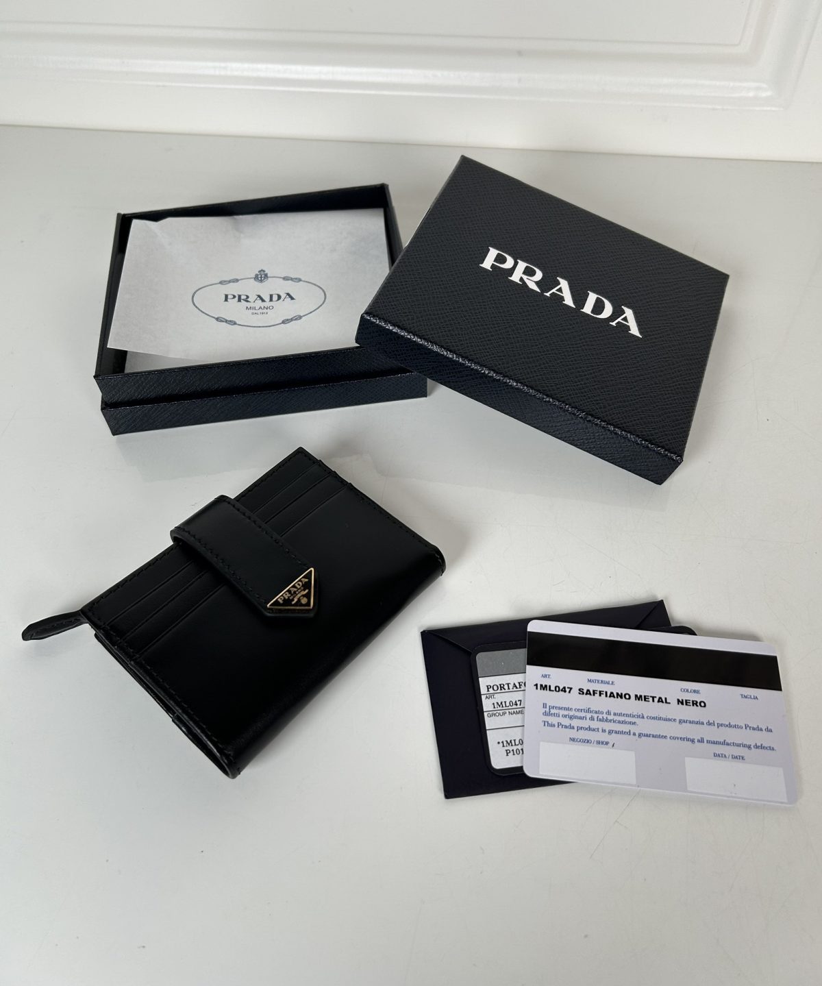Prada Card Holder Size 10*8cm - Image 3