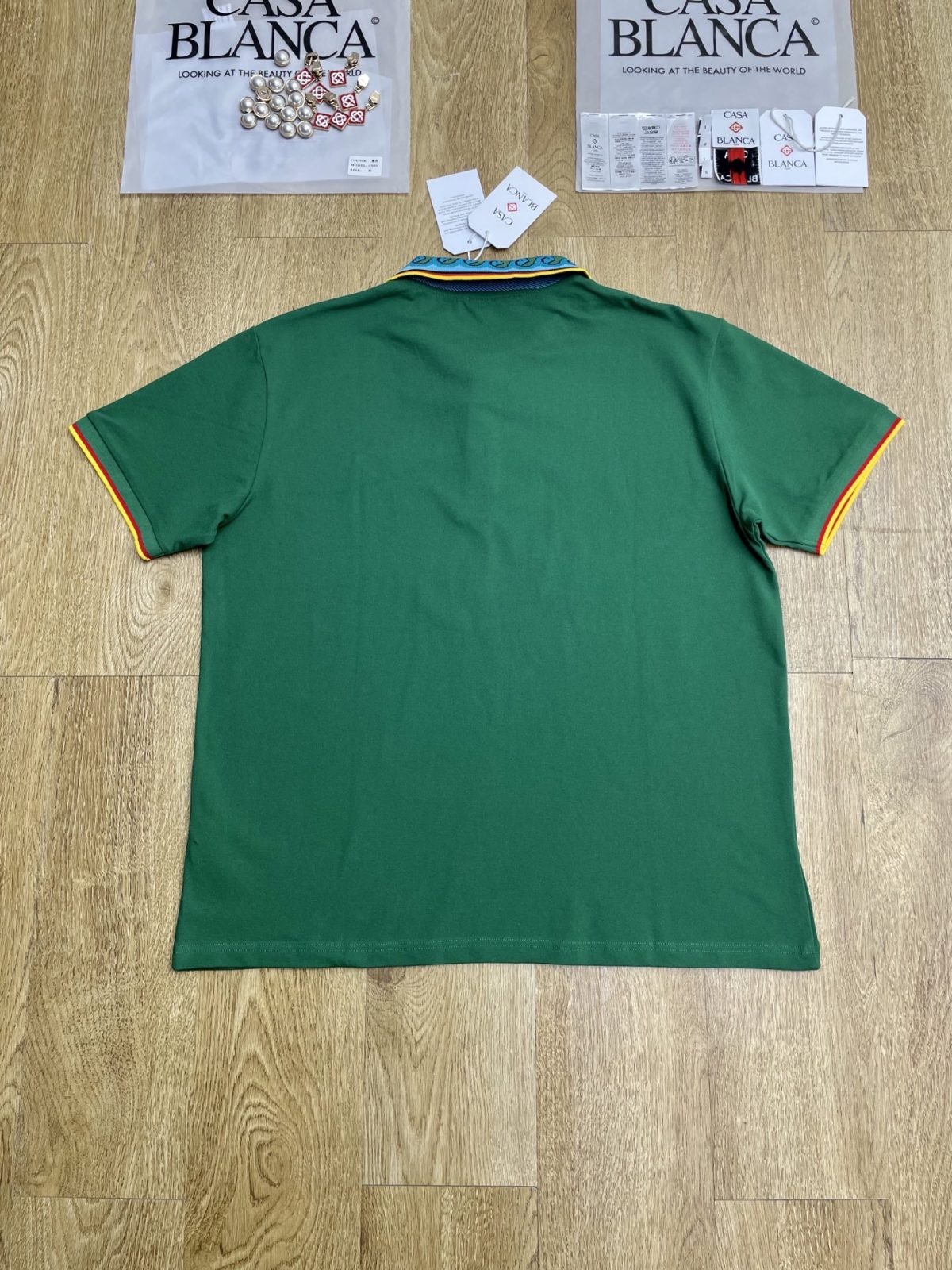Casablanca Polo Shirt Size S-XL - Image 8