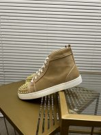 Christian Louboutin Lou Spikes High-Top Sneaker Size 36-46 - Image 3