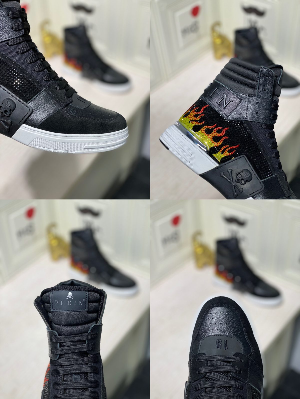 Philipp Plein Mens Outdoor Sneakers Shoes 38 - 45 - Image 5