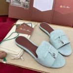 Loro Piana Charms Slipper Women Slippers Size 36-41 - Image 4