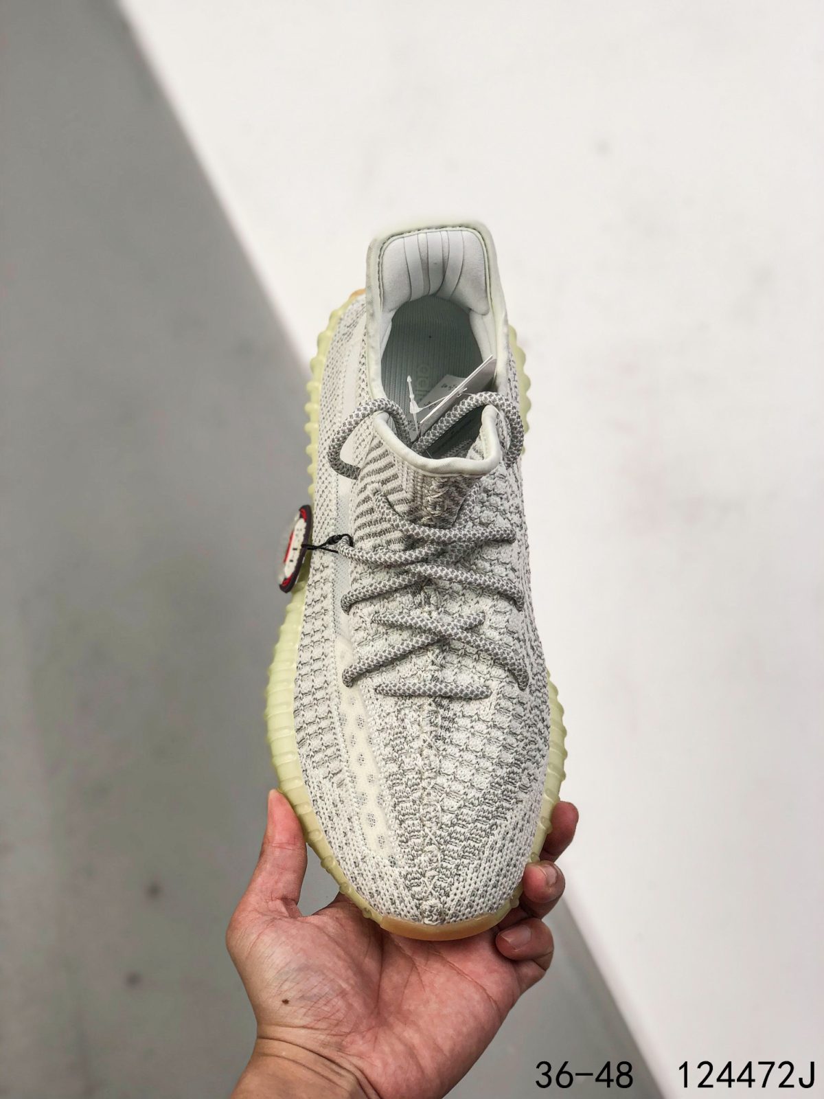 Yeezy 350 Boost 350 V2 Mens/Women Sneakers Shoes Light Grey 36 - 45 - Image 6