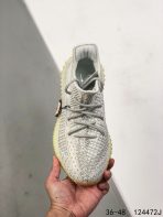 Yeezy 350 Boost 350 V2 Mens/Women Sneakers Shoes Light Grey 36 - 45 - Image 6