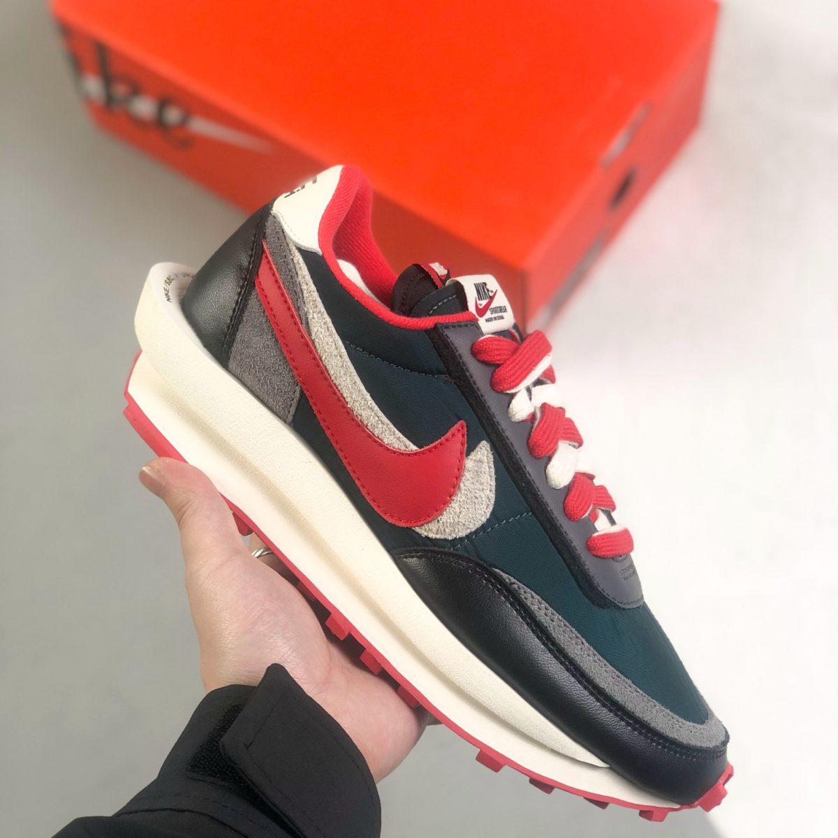 Nike x Sacai LDV Waffle Sneakers Shoes Black Mens/Women 36 - 46 - Image 1