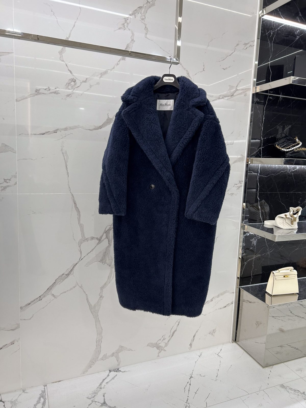 Max Mara Teddy fur long coat Size XS-M - Image 2
