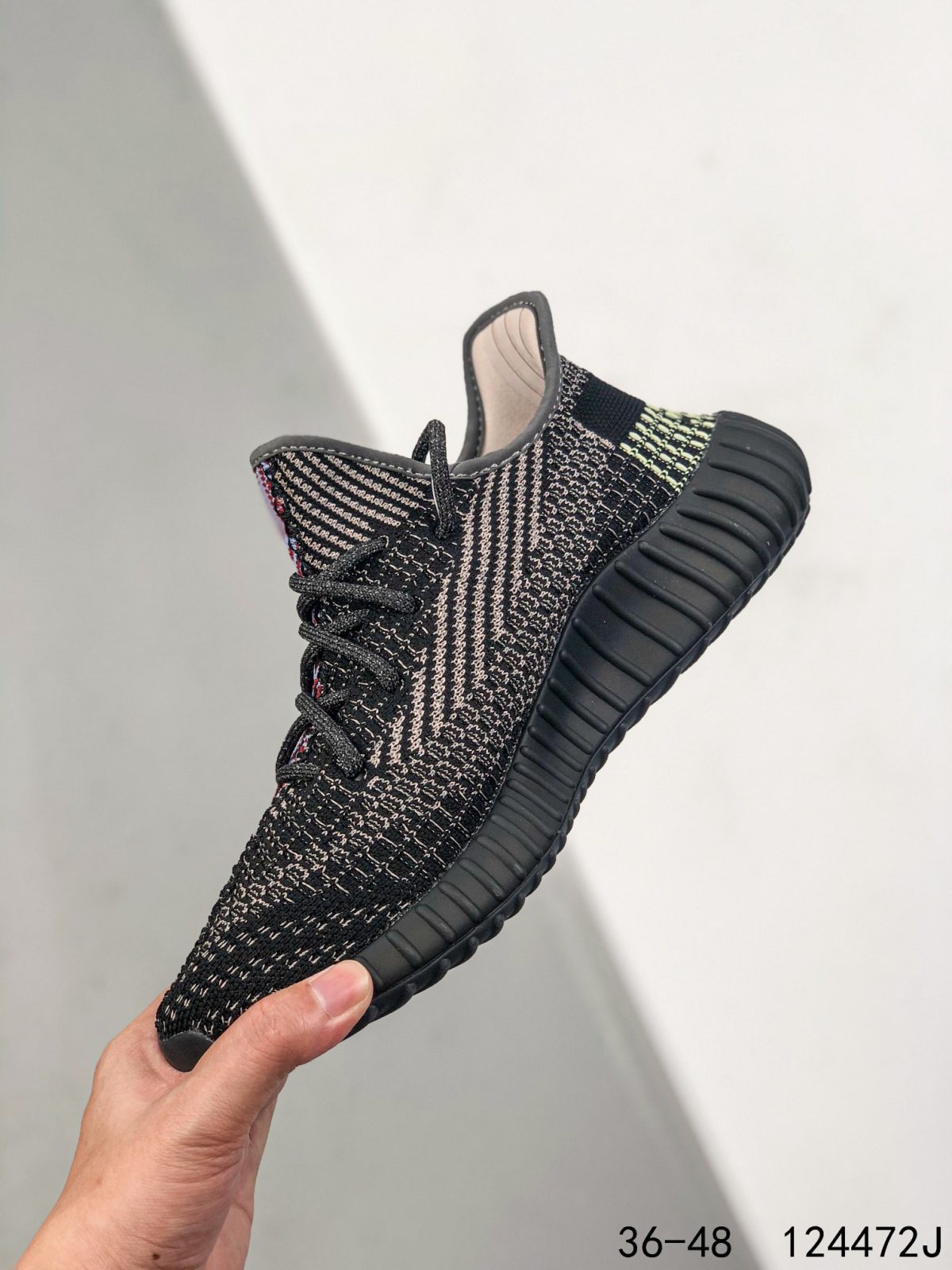 Yeezy 350 Boost 350 V2 Mens/Women Sneakers Shoes Black1 36 - 45 - Image 8