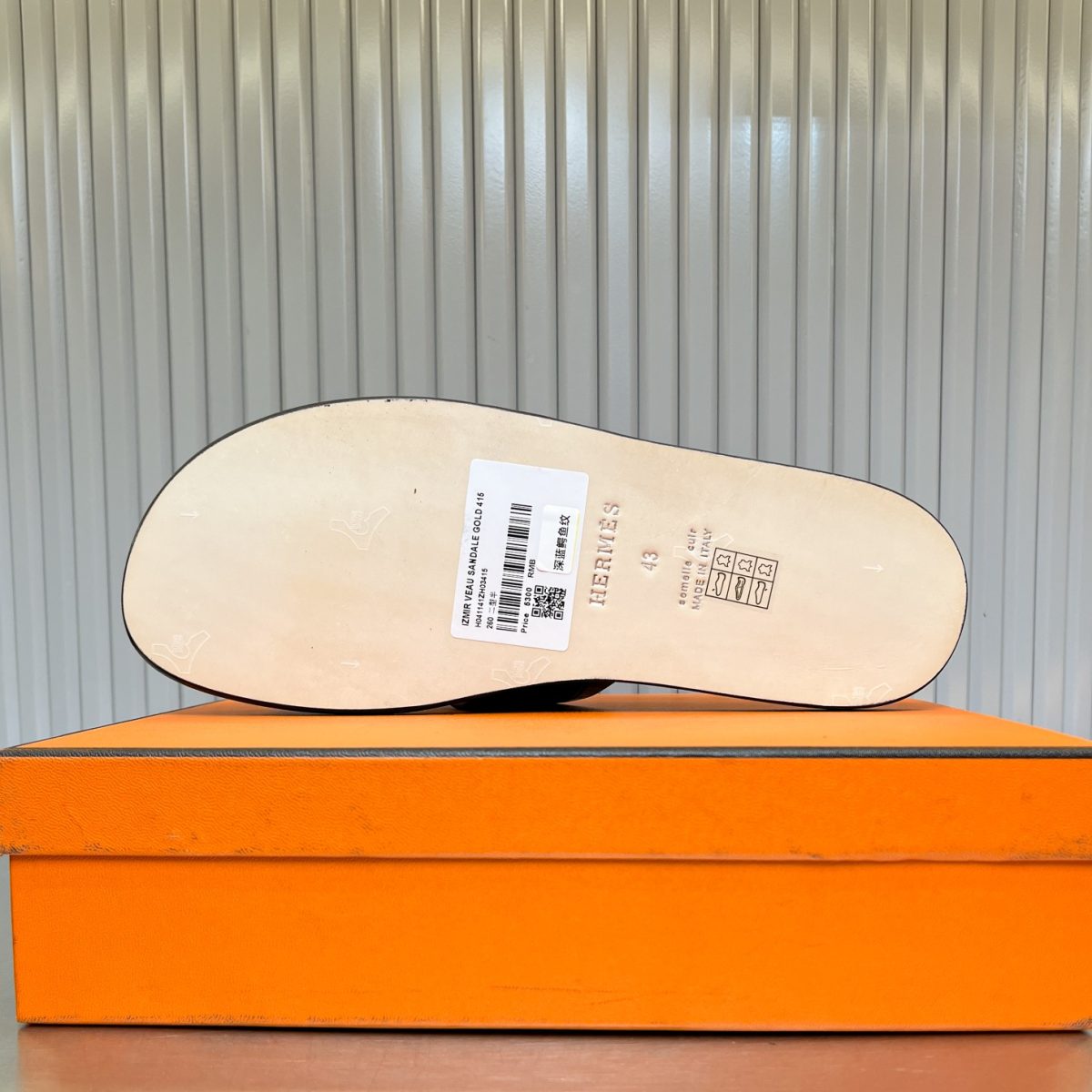 Hermes lzmir Sandals Size 40-45 - Image 6