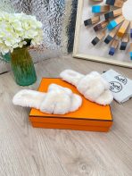 Hermes 23fw Women Winter Slippers Size 36-40 - Image 9