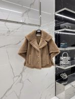 Max Mara Teddy Cape short style one size fits all