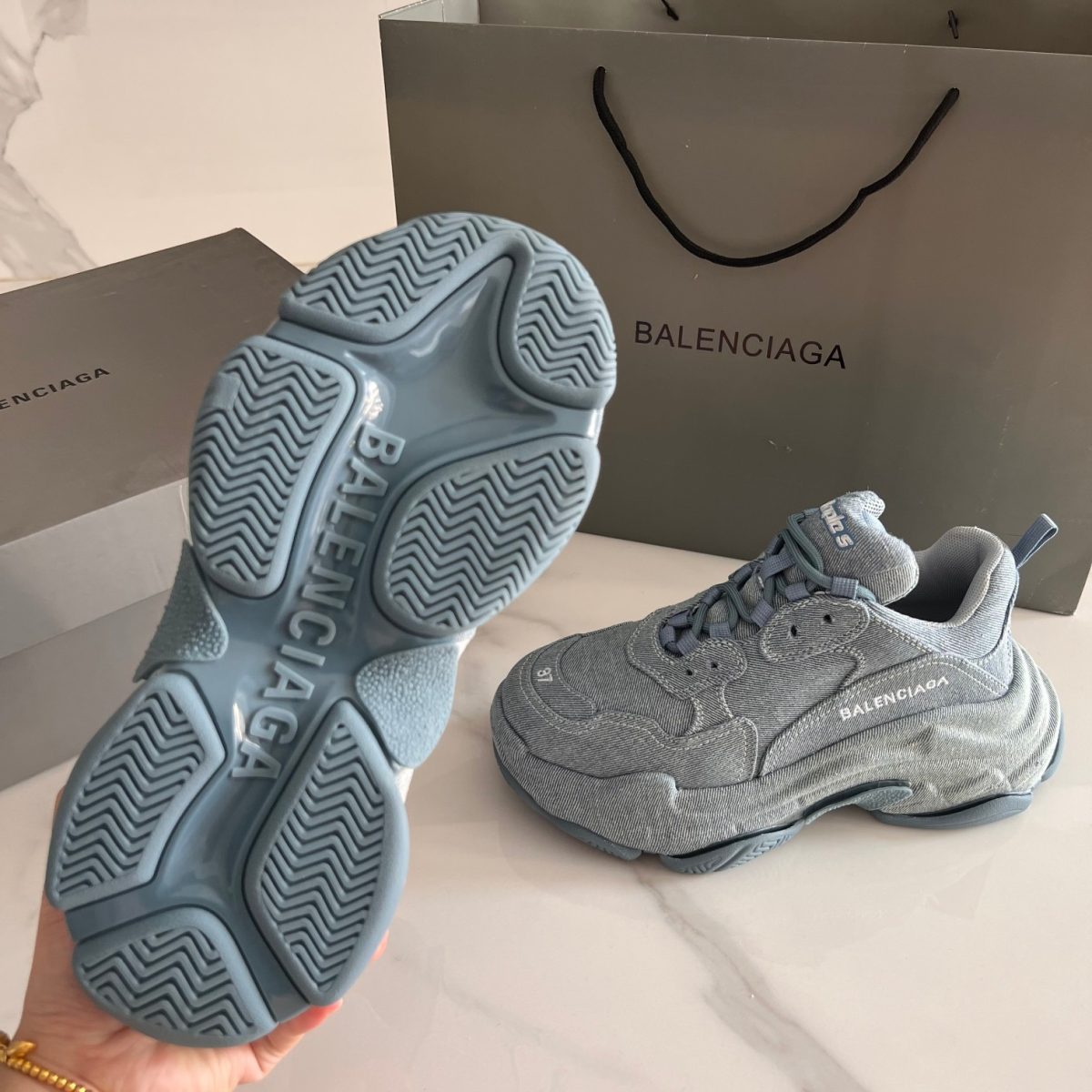 Balenciaga 2023 New Triple S Sneaker Unisex Size 35-45 - Image 7