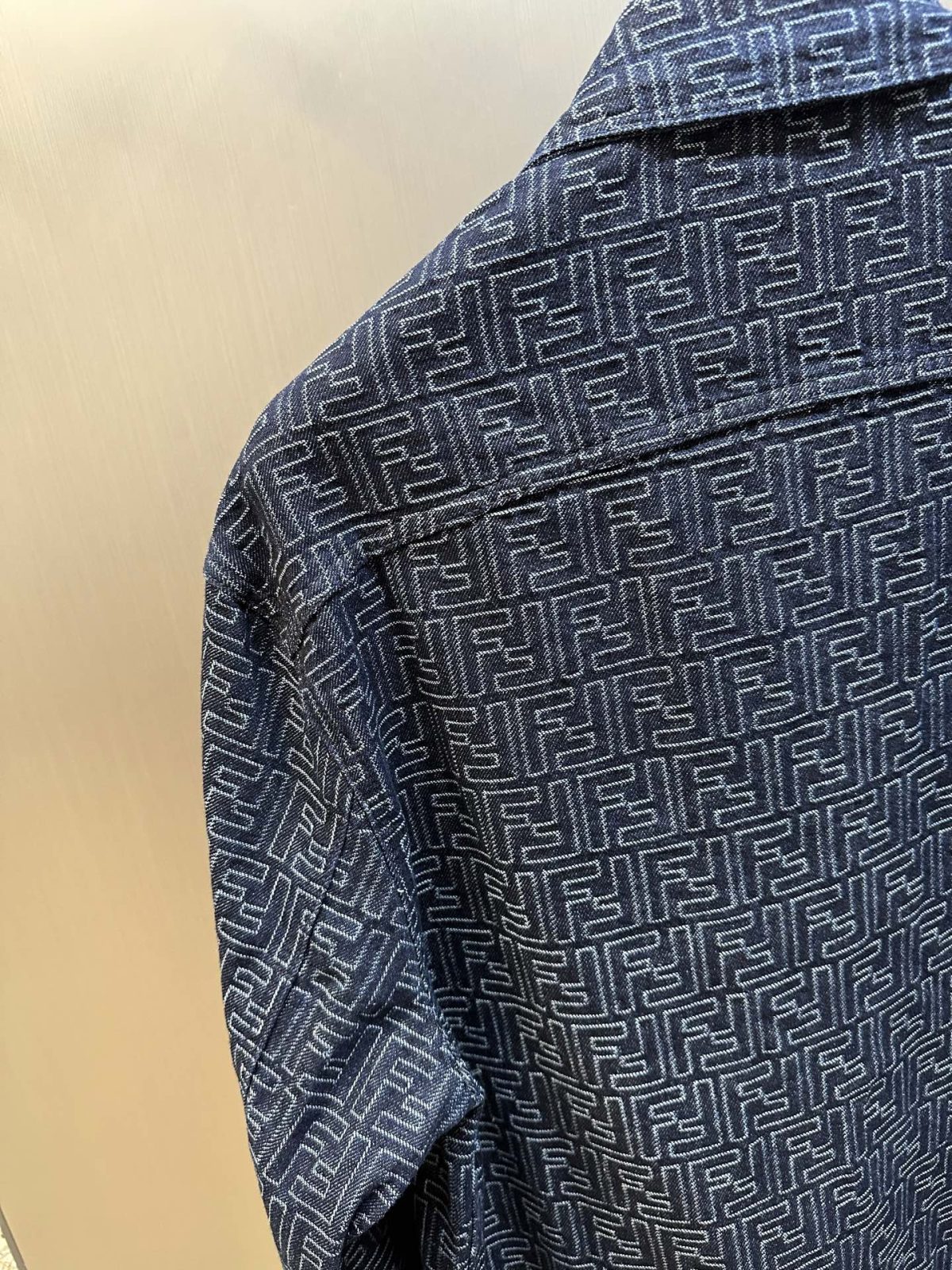 Fendi New Denim Jacket Size S-XL - Image 4