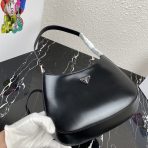 Prada 1BC499 Cleo Brushed Leather Shoulder Bags Size 27*22*6cm - Image 6