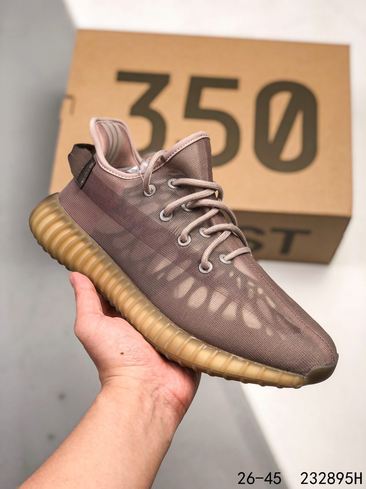 Yeezy 350 Boost 350 V2 Mono Lce Mens/Women Sneakers Shoes Brown 36 - 45 - Image 1