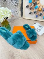 Hermes 23fw Women Winter Slippers Size 36-40 - Image 7