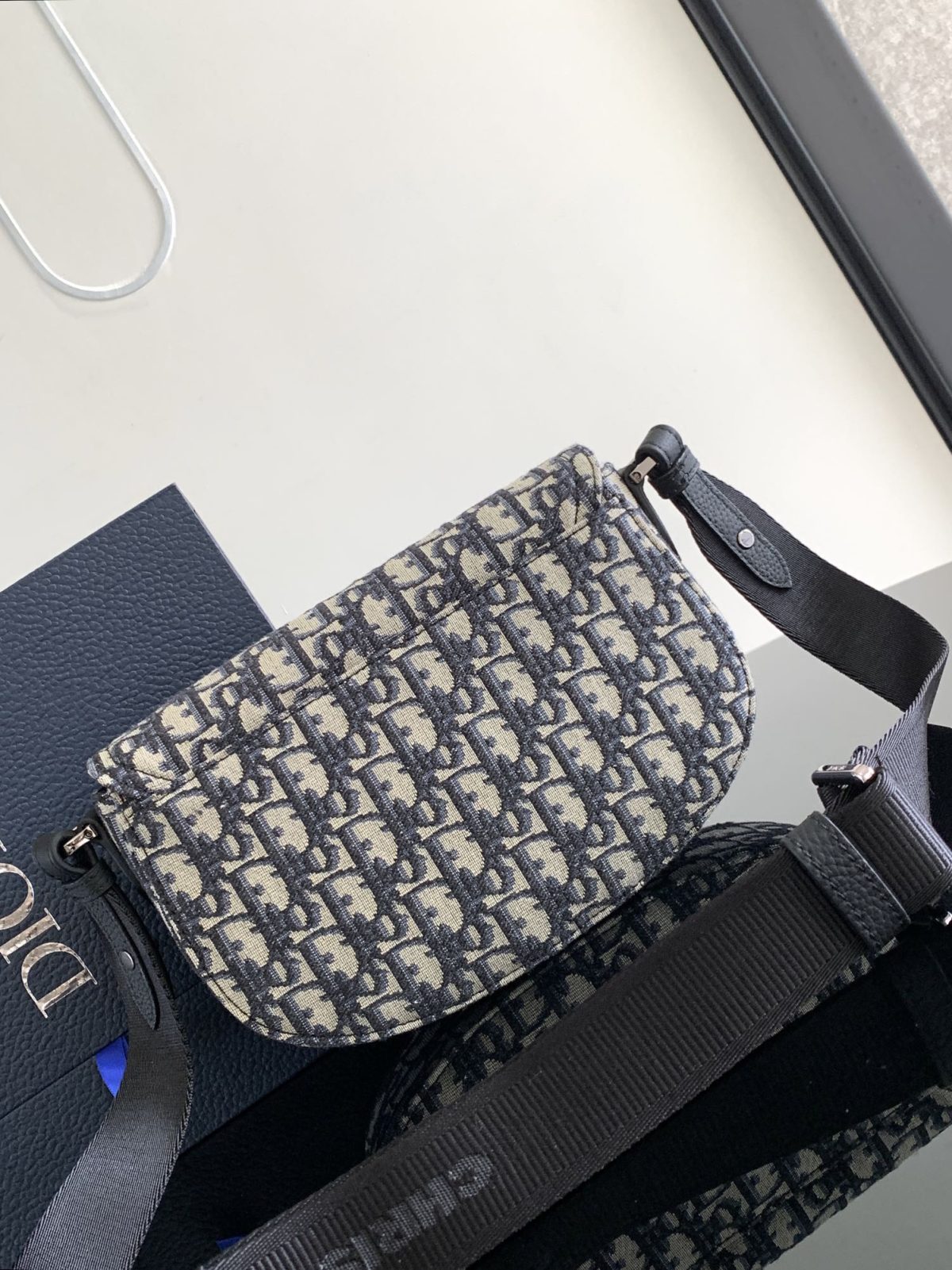 Dior Saddle Messenger Men Shoulder Bags Size 24.5*16.5*5.5cm - Image 4