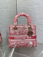 Dior Lady D-Lite Women Shoulder Bags Size 24*11*20cm - Image 2