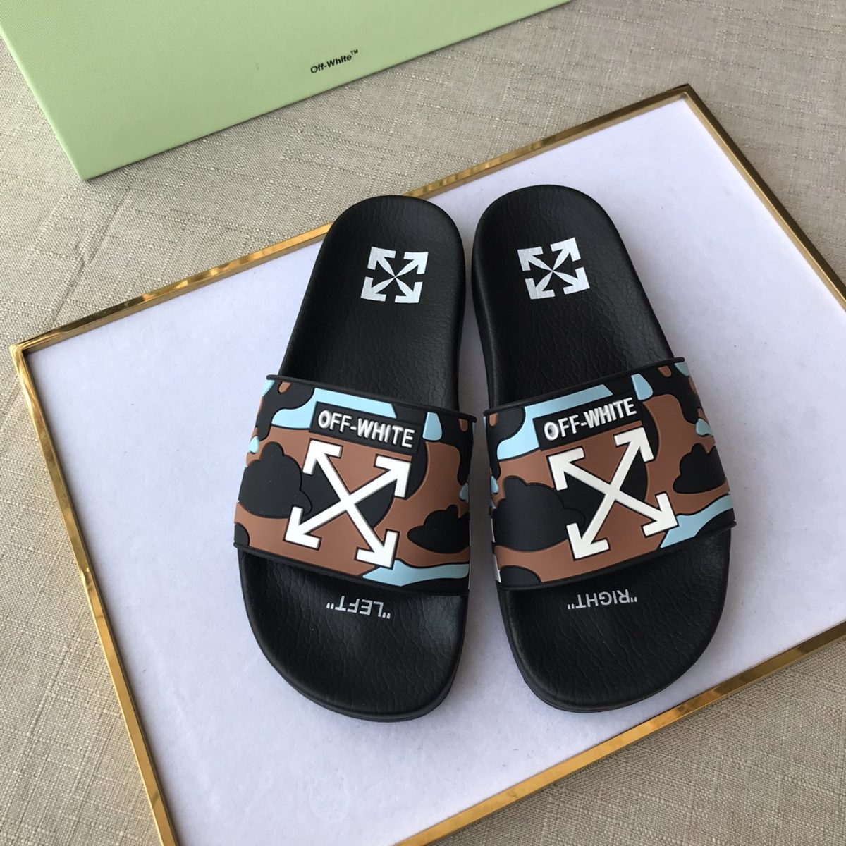 OFF White Mens Women Sandals Gr. 36-46 - Image 2