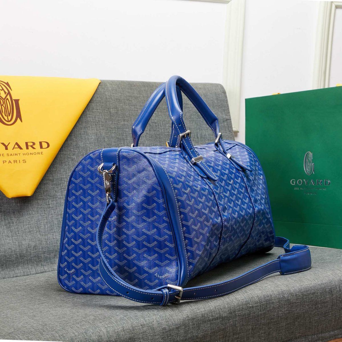 Goyard Bowling Travel Bags Size 48*28*22cm - Image 2