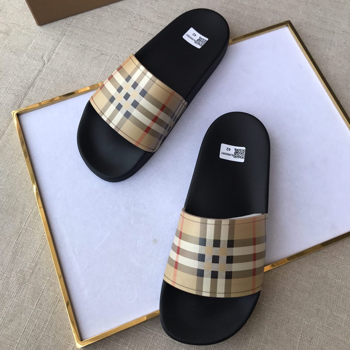 Burberry Mens Women Sandals Gr. 36-46 - Image 8