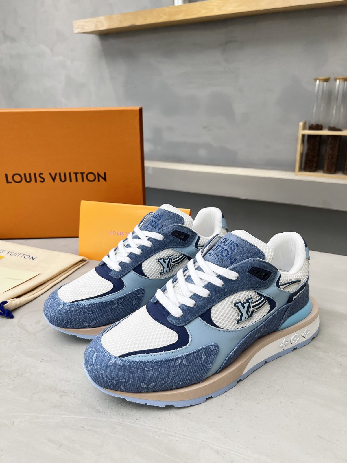 Louis Vuitton Run Away Sneaker Size 40-45 - Image 3