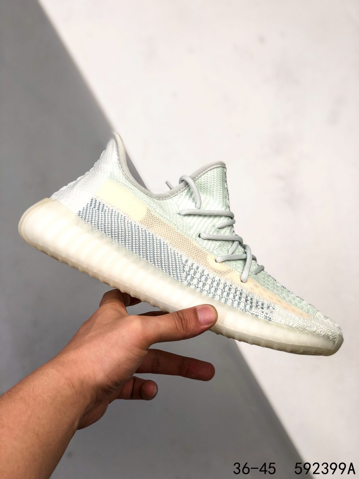 Yeezy 350 Boost 350 V2 Mens/Women Sneakers Shoes Light Green 36 - 45 - Image 6