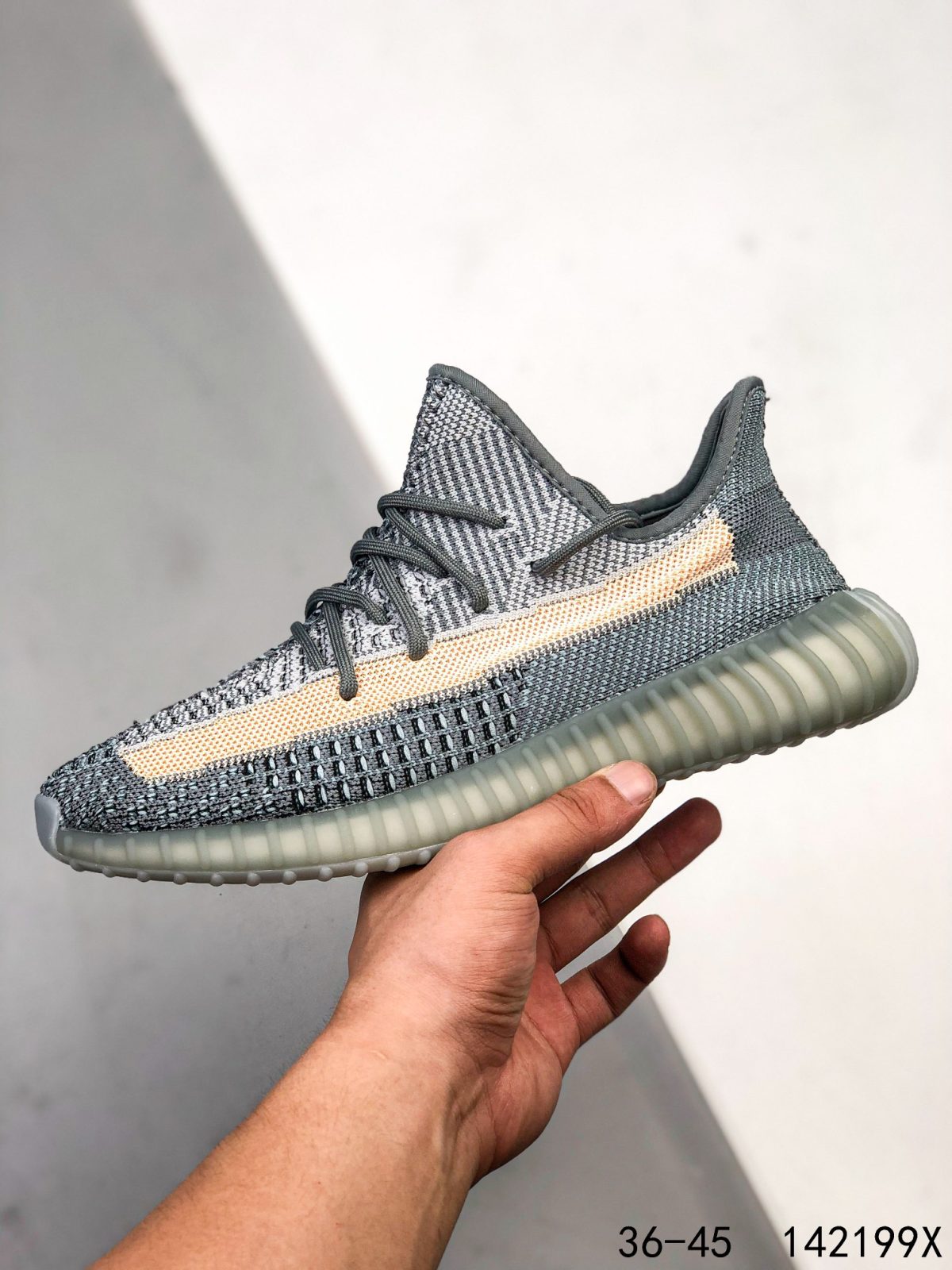 Yeezy 350 Boost 350 V2 Mens/Women Sneakers Shoes Light Green1 36 - 45 - Image 7
