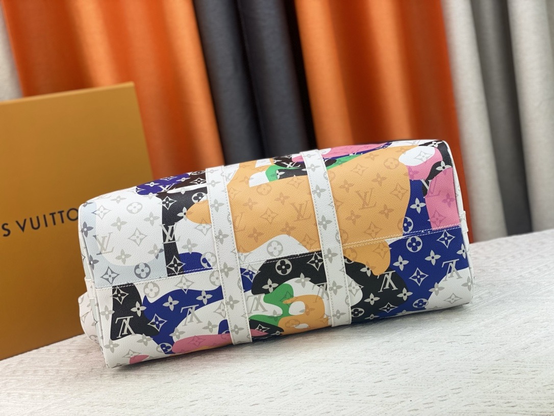 8ac4d85abfde4b32.jpg Louis Vuitton Keppall Travel Bags 50*29*23cm - Image 5