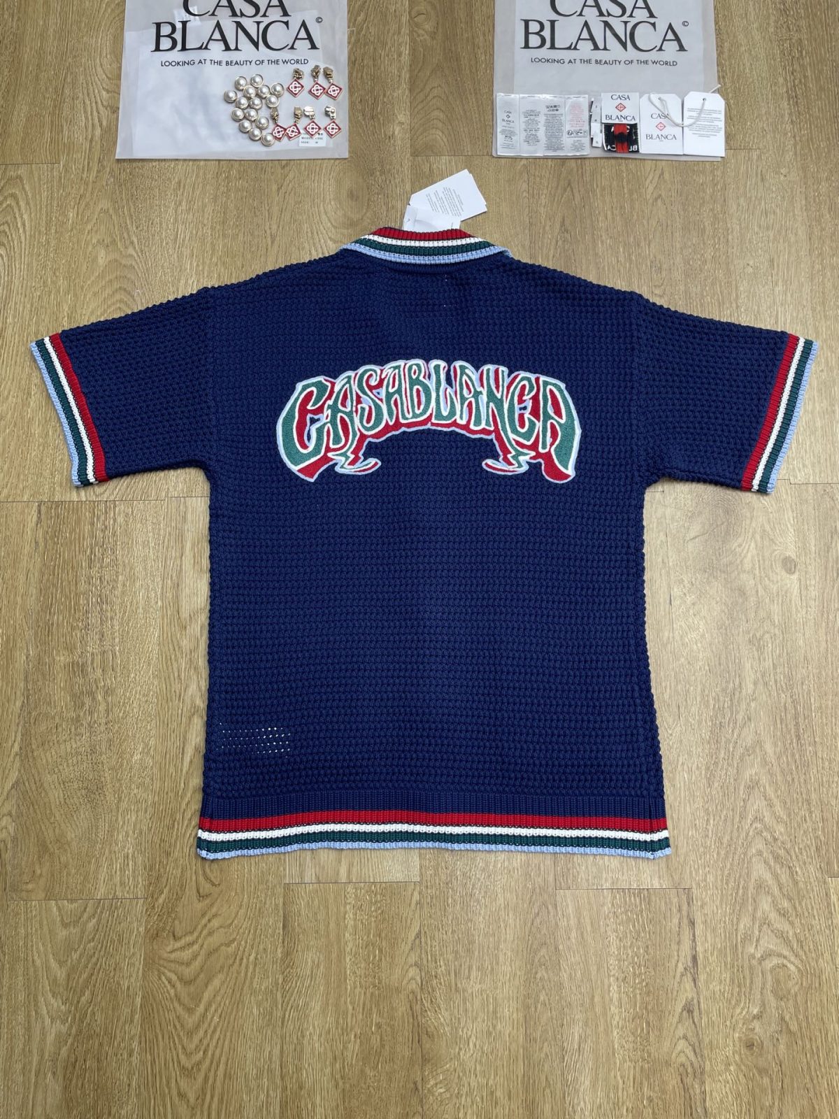 Casablanca Polo Shirt Size S-XL - Image 6