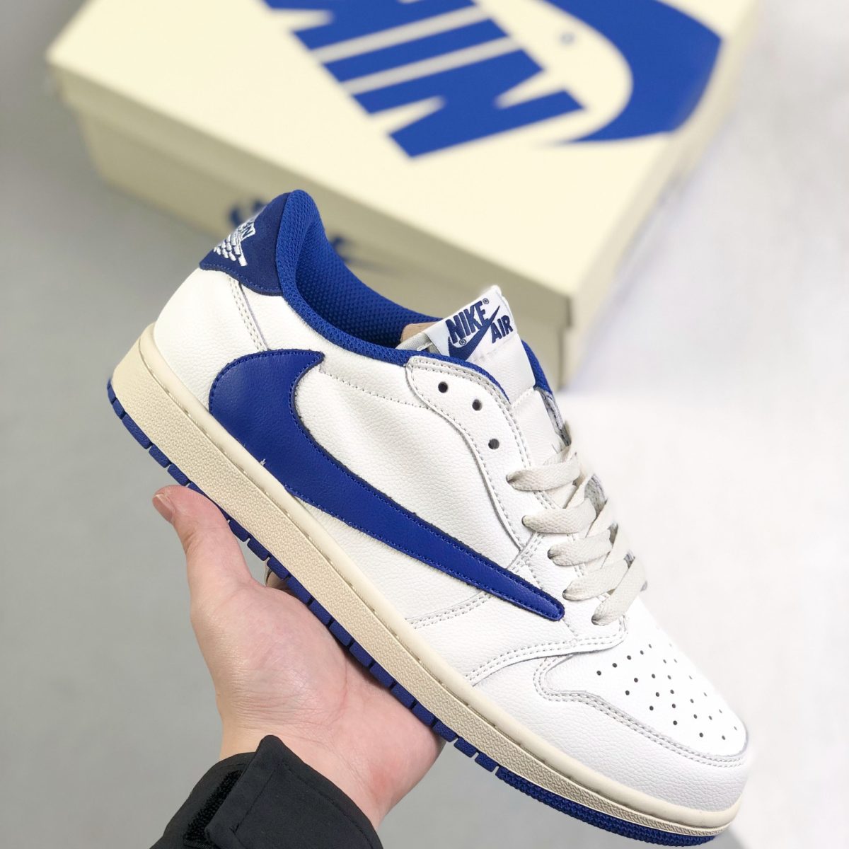 Nike Air Jordan 1 x Travis Scott Low Top Sneaker Shoes Gr. 36-46 - Image 1