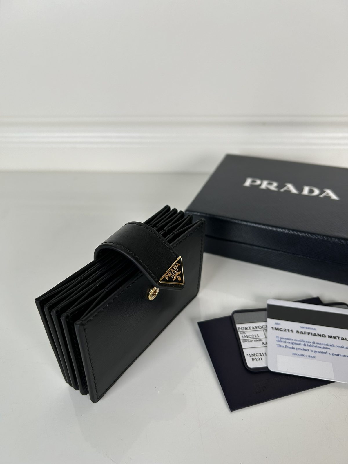 Prada Card Holder Size 10*6cm - Image 9